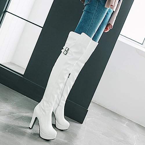 Bottes over knee pour bal et danse avec bout pointu chic de taille 39 - 6