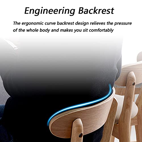 Tabourets de bar nordiques anti-taches avec assise déhoussable - 6
