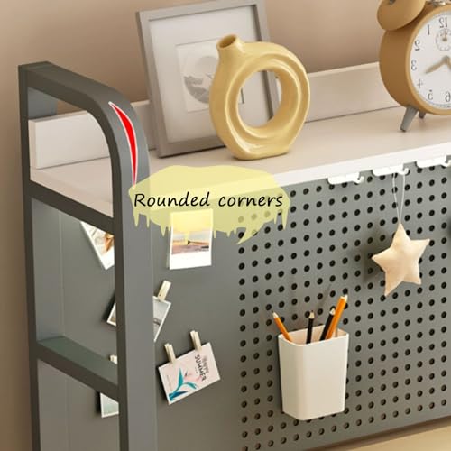 Mensola Da Scrivania Regolabile In Legno Nero - Organizer A Impilare Per Libri E Accessori Ufficio