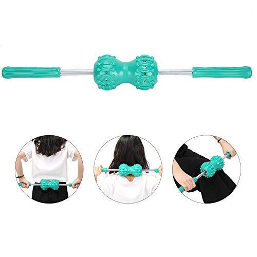 Muscle Roller Massage Stick,Multifunctional Magnet Massage Roller Reduce Muscle Soreness Tightness Leg Cramps Back Pain Rub Muscle for Relief Acupressure Roller Massager