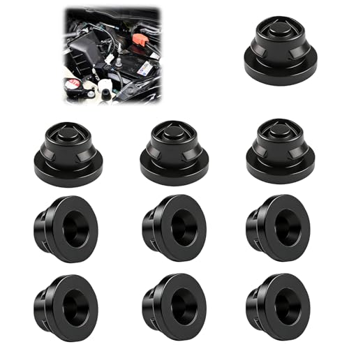 10 Piezas Soporte Superior de Carcasa de Filtro de Aire de Goma Filtro de Aire de Goma Retenedor de Repuesto pour Berlingo C2 C3 C4 C5 JUMPY XSARA PICASSO 1.6 HDI, OEM 1422A3