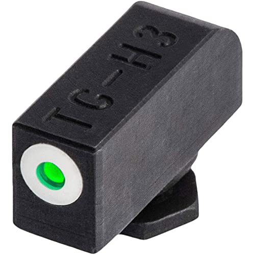 Image of TRUGLO Tritium Pro Night Sights, Compatible with Glock Handgun Models | Compact Durable Glow-in-The-Dark Front & Rear Gun Sight Set with Focus Lock Front Ring