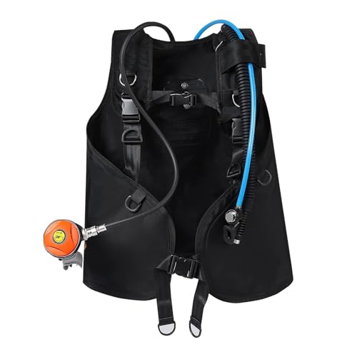 TUDIVING-Diving Buoyancy Compensator Device for Diving Hookah, BCD Compatible Diving Ventilator,Underwater Breathing Device