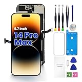 Conveniente & eco-sostenibile – Evita costose riparazioni OEM. Rinnova il tuo schermo iphone 14 Pro Max a una frazione del costo, riducendo i rifiuti elettronici – una riparazione che fa risparmiare denaro e protegge l’ambiente.