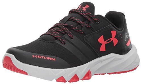 Under Armour Boys' Grade School Primed XDISC, Black (001)/Glacier Gray, 4.5