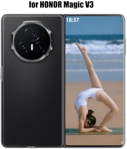 Étui pour Honor Magic V3 coque en cuir intelligent pliable aimantée - 7