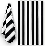 Luxury Large Beach Towel Extra Soft 40 x 72 inch Prime Yacht Classic Cabana Stripe Hotel Pool & Reso