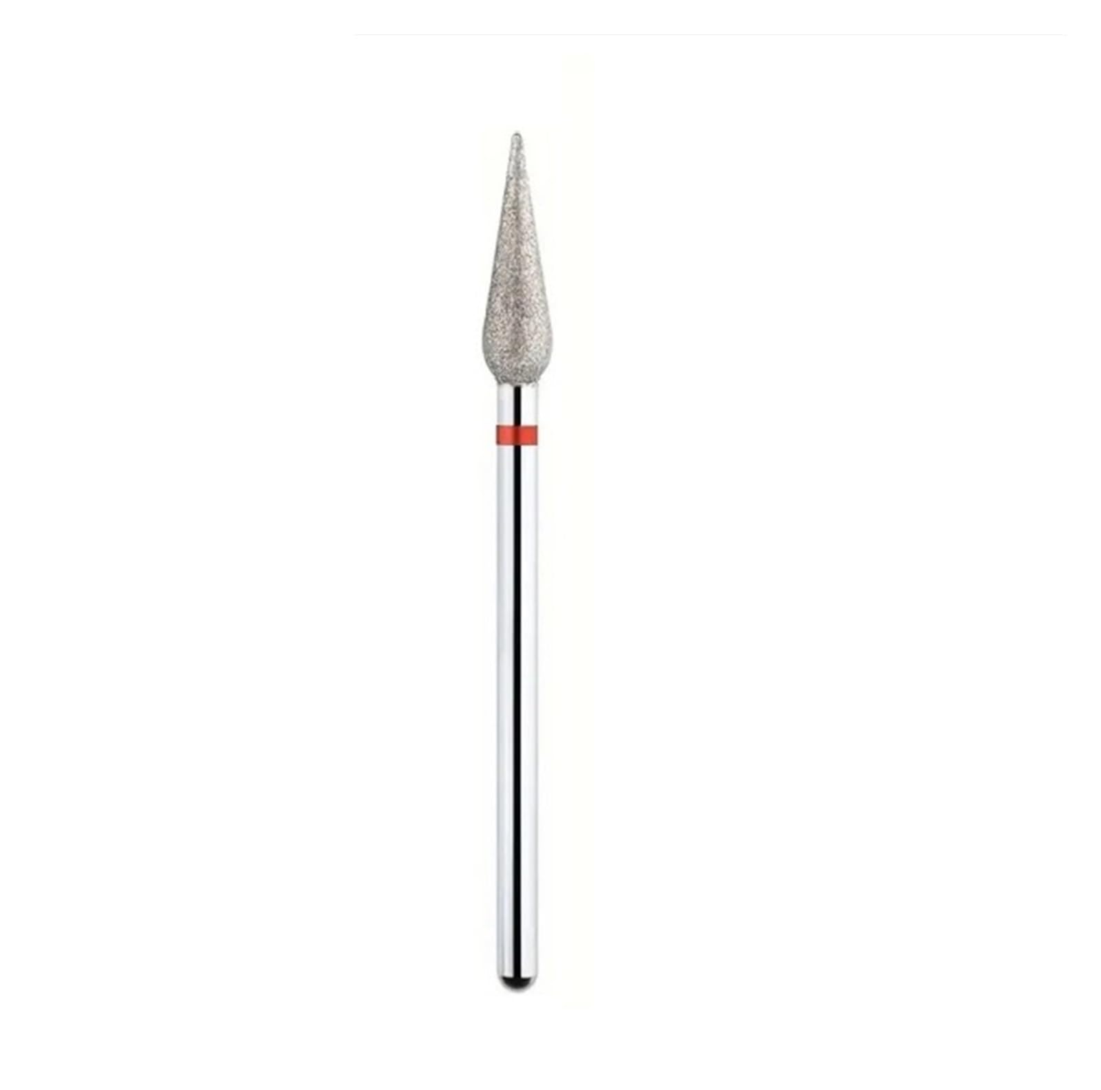 Zhaon 1Pcs Diamond Cuticle Clean Burr Nail Drill Bit for Manicure Round Cone Nail Drill Bits Manicure Drills Accessories