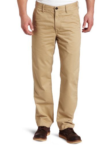 Haggar Men's Life Straight Fit Flat Front Utility Twill Pant