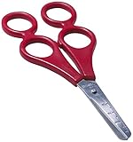 Wedo Therapeutenschere mit Doppelgriff, 17 cm Länge, 2 Kunststoff Griffaugen, abgerundete Blätter...