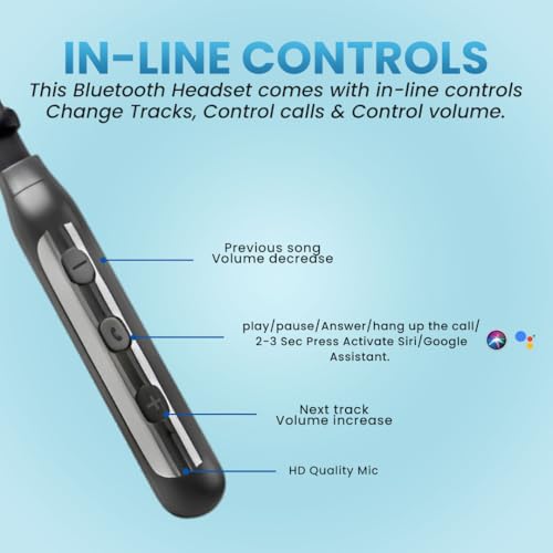 Image of MAK Wireless Neckband Earphones with 12mm Deep Bass, Magnetic Earbuds, Lightweight Ergonomic Design, Bluetooth Connectivity & Long Battery Life, Premium Black Neckband in Black