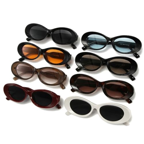 willochra Small Round Rivet Sunglasses Retro Punk Gradient Shades UV400 Women Men Fashion Oval Hippie Sun Glasses4