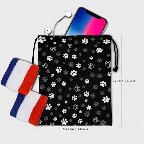 Image of Nerxy Pet Gymnastics Grip Bag Dog Cat Drawstring Grip Bags Puppy Shoe Bag Gym Storage Pouch
