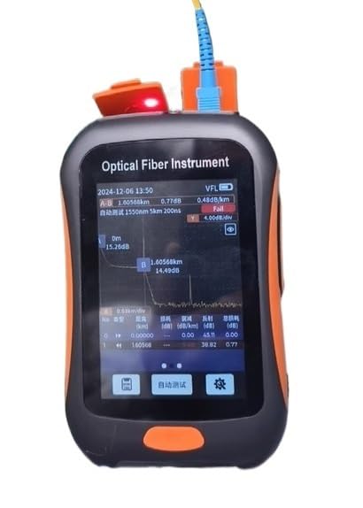 Aktywny reflektometr światłowodowy OTDR NK2800 z VFL OLS OPM, 20 dB, do testera Otdr światłowodu Ethernet 80 km Elektrownia stacji
