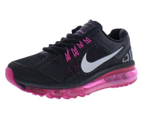 Nike Air Max 2013 Big Kids' Shoes (555426-100, White/Metallic Silver)