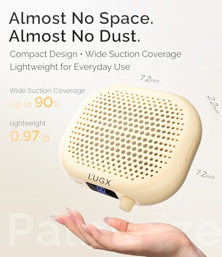 L'UGX Aspirador Recargable para Polvo de Uñas Profesional miniatura 6