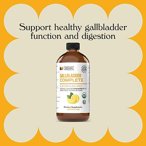 Gallbladder Complete 8oz - Natural Organic Liquid Gallstones Cleanse, Support, & Sludge Formula Supplement - Thumbnail 5