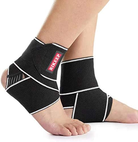 Candy Li Ankle Support,Adjustable Ankle Brace Breathable Nylon Material Super Elastic and Comfortable,1 Size Fits all, Suitable for Sports (Gray(1 Pair))