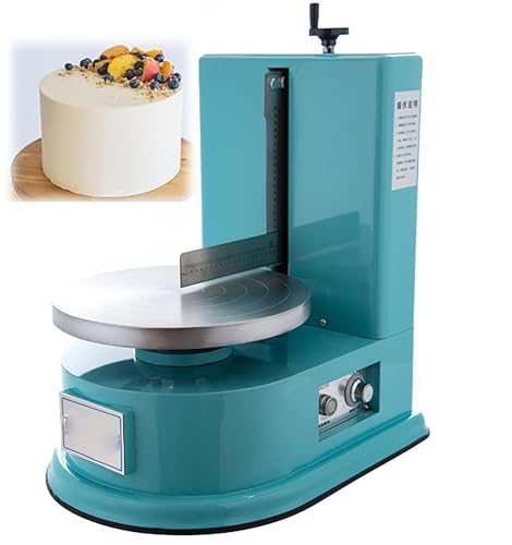 CHROX Máquina automática de glaseado de pasteles de 4 a 12 pulgadas, adecuada para tienda de pasteles, tienda de postres, un raspador ajustable, resistente y reutilizable, herramientas portátiles de