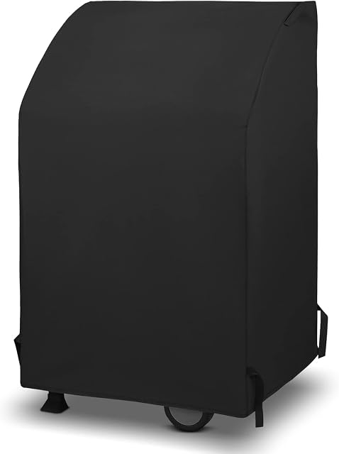 Unicook BBQ Cover, Waterproof Heavy Duty 2 Burner Barbecue Cover, Small Gas BBQ Cover Compatible for Weber, Char-Broil, Brinkmann etc, Anti-UV & Rip-Proof Oxford Fabric, (32 inch / 81 cm, Black)