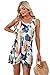 BKRIVE Summer Dresses for Women 2026 Cover Ups for Swimwear Women Bathing Suit Beach Dresses Vacation Essentials ColorfulLeaves 3XL