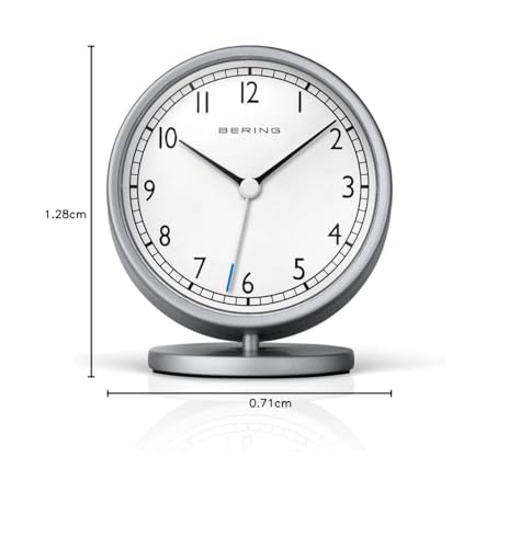 BERING Damen und Herren Alarmclock Quarz Movement - Home Decor Collection mit Kunststoff Glas 90096-XXXR – Bild 5