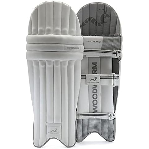 Woodworm Cricket Wand Flame Batting Pads Leg Guards, Ambidextrous, Mens Cover