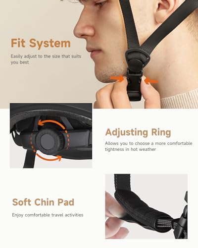 Findway Pro Adjustable Bike Helmet for Adults - Safety-Certified for Commuting, Road Biking, and Skating