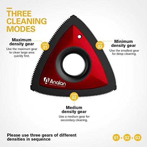 Miniatura 4 de Analan Mini removedor de pelo de mascotas para suministros de detalles de automóvil, removedor de pelo de perro triangular para detalles de