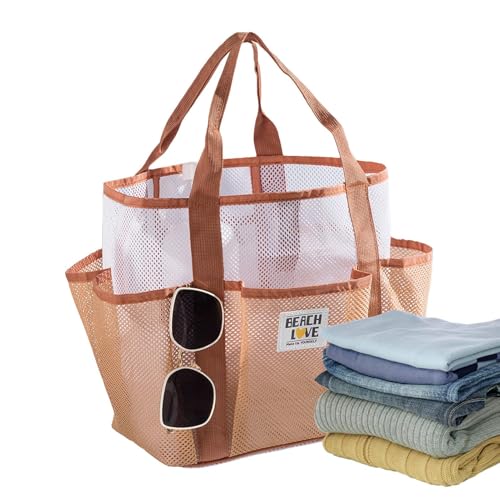 Genérico Bolso de Playa | Bolso de Piscina | Tote Ligero Multiusos Grande para Mujeres Vacaciones Verano Viaje