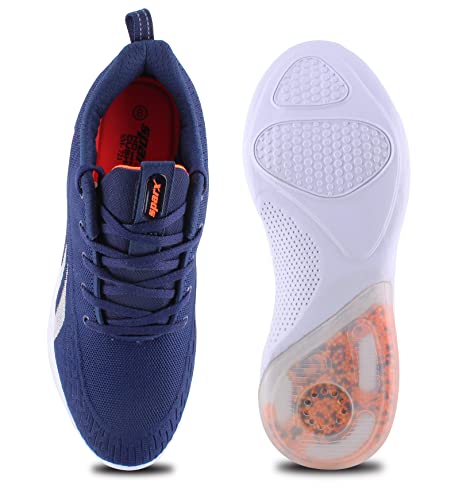 Image of Sparx Mens SM 721 | Enhanced Durability & Soft Cushion | Blue Running Shoe - 9 UK (SM 721)