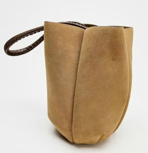 2 Pcs Slouchy Suede Hobo Bucket Bags Women Cute Underarm Shoulder Bag Crescent Crossbody Purses Satchels Tote Handbag 20253