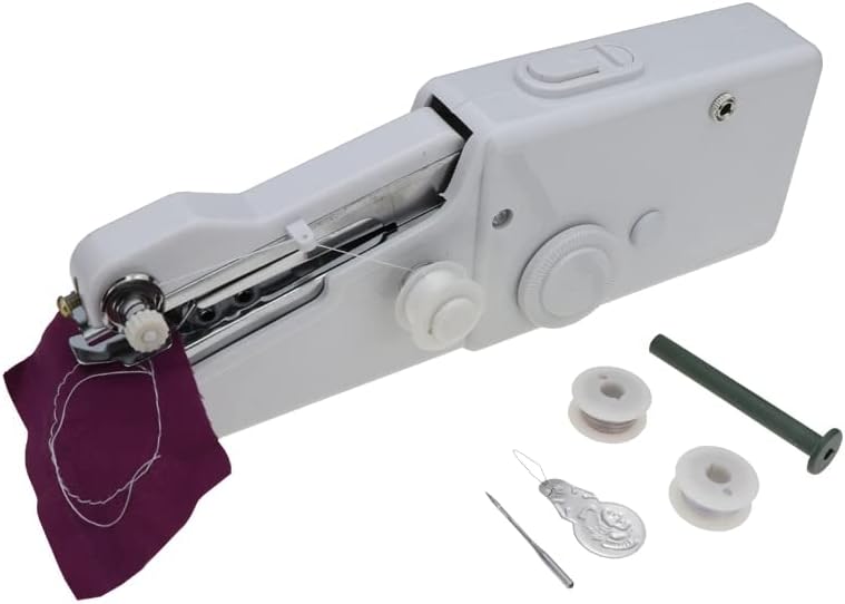 fabric clothes pocket Mini household portable hand held sewing machine manual home for needlework accessories supplies tools