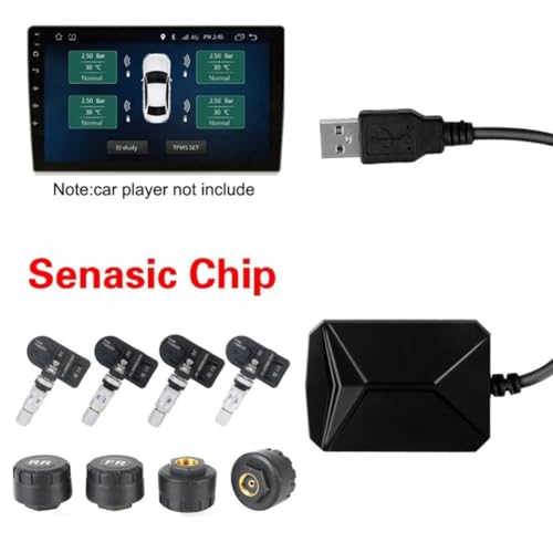 TPMS Android USB évitez les crevaisons alarme pression pneus - 2