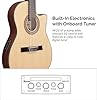 Ibanez GA35TCE-NT Classical Electro Acoustic Guitar – Thinline Cutaway Nylon String with Spruce Top, Sapele Back & Sides, Undersaddle Pickup, AEQ210T Preamp & Onboard Tuner - Natural High Gloss #5