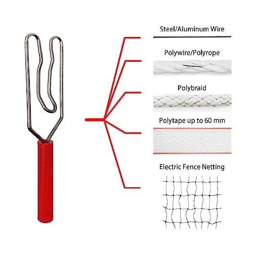 FenceMate 230V Weidezaungerät 0,5J Output für 2 bis 10 km, niedrige Impedanz Spitzenspannung 10kV für Geflügel, Vieh, Hobbytiere, Haustiere, Steuergerät zum Schutz von Gärten und Grundstücken