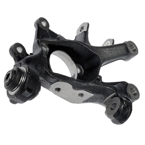Image of Detroit Axle - Rear Left Steering Knuckle for Toyota 2006-2018 RAV4 2015-2019 Lexus NX200t NX300 NX300h, Driver Side Steering Knuckle Assembly 2016 2017 2018 Replacement