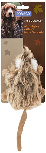 Dog & Co Country Rat Hundespielzeug, klein, Grau