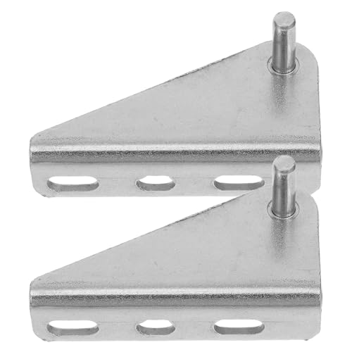 SEWOART Bisagras para Puerta de Congelador de Acero Inoxidable 2 Unidades, Bisagra Pivotante Triangular Resistente para Frigorífico Comercial, Accesorios para Puertas de Congeladores,