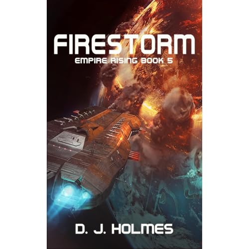 Firestorm Audiolibro Por D. J. Holmes arte de portada