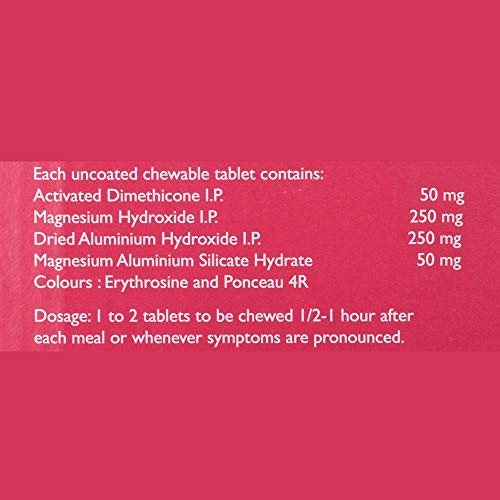 Gelusil MPS Original Mint Flavour - Strip of 15 Tablets