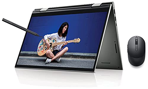 Image of Dell Insp 7415 14 inch FHD Touch 2in1 R7, 16GB 512GB SSD Integrated Win 10+MSO Backlit KB+FPR+Active Pen Pro. Mouse MS5120W 2.4GHz RF W /L or BT 5.0 Shortcut Buttons 1600 dpi 7 Buttons Multi-OS