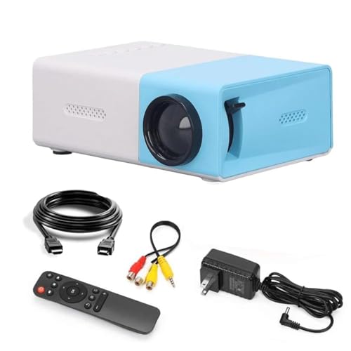 Image of Portable Mini Smart Projector Compatible with Android iOS Laptop firestick - 60 inch Projection | 1080P FHD Support for Children's, Home Cinema, Compatible with Smartphone /Laptop /PS4 /Firestick (A47)