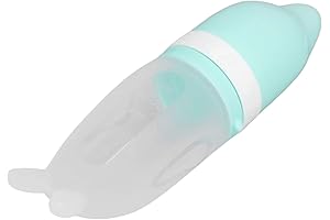 Silicone Baby Squeeze Bottle, Cute Shape Feeder