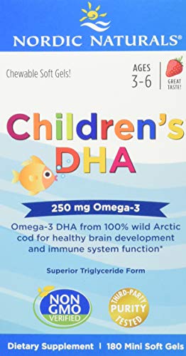 Nordic Naturals Children's DHA Strawberry - Children's Fish Oil Supplement for Healthy Cognitive