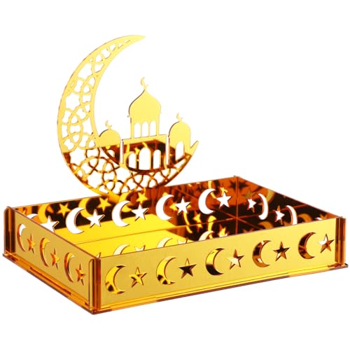 Ramadan Gold Eid Serving Tray