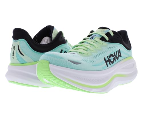 Hoka Men's Bondi 9 Luna Moth/Blue Spark 10 Medium