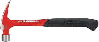Craftsman 20 oz Claw Hammer with Vibration Reduction Grip - Smooth Face Steel, CMHT51423 Lifetime Warranty