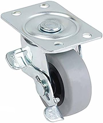 4-Pack Caster Classics Locking Non-Marking Low Profile Swivel Caster