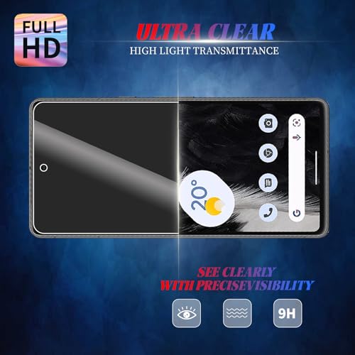 3 Stück Sichtschutz Displayschutz für Google Pixel 7, Anti-Spy Panzer Schutz Glas Folie,9H Härte,Ultrabeständig,Anti-Kratzer,Blickschutzfolie,Sichtschutzfolie Blasenfrei – Bild 6